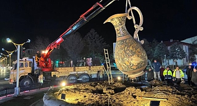 Kentin simgesi yerinden kaldırıldı