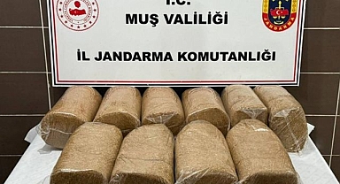 Kilolarca kaçak tütün ele geçirildi