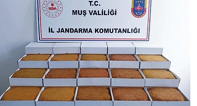 Kilolarca kaçak tütün ele geçirildi   