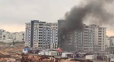 Konteyner kentte korkutan yangın  