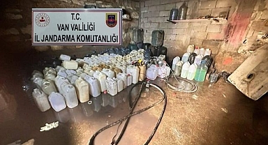 Litrelerce kaçak motorin ele geçirildi!