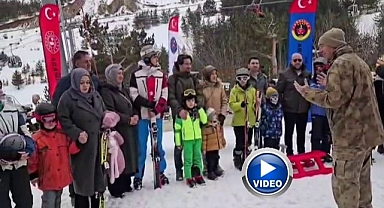 Palandöken'de şehit ve gazi ailelerine özel etkinlik