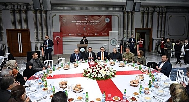 Şehit aileleri ve gaziler iftarda buluştu