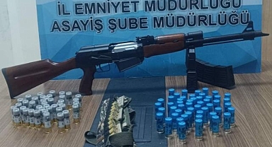 Silah ve mühimmat ele geçirildi