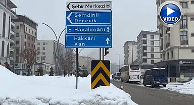 Uçak seferlerine kar ve sis engeli