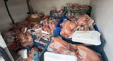 Usulsüz kesilmiş 200 tavuk ele geçirildi