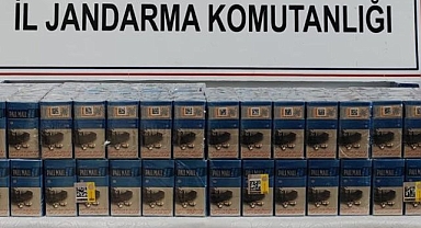 Yüzlerce paket kaçak sigara ele geçirildi