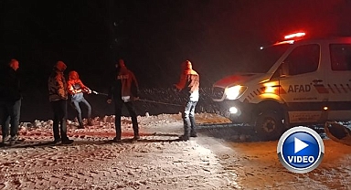 Araç tipi nedeniyle şarampole kaydı!