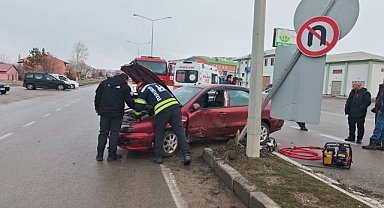Aşkale’de korkutan kaza: Facianın eşiğinden dönüldü