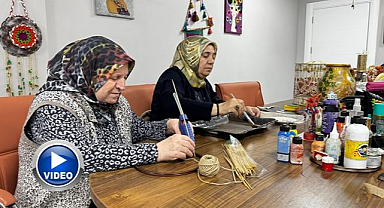 Atık ürünler sanata dönüştü   