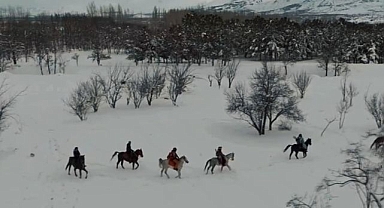 Beyaza bürünen ovada safari 