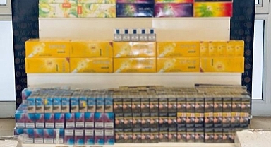 Binlerce kaçak sigara ele geçirildi!