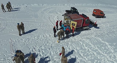 Çığ tatbikatı gerçekleştirildi