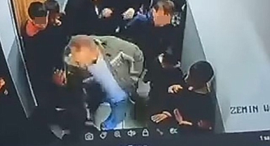 Çocuğuna kartopu atan öğrenciye dehşeti yaşattı!