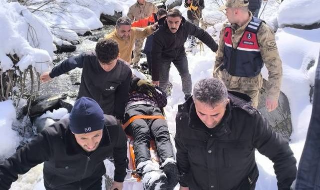 Donmak üzereyken kurtarıldı!