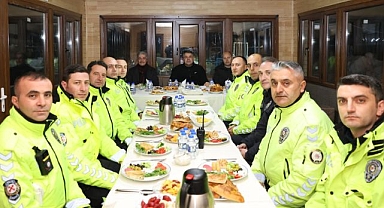 Erzurum’da Emniyet Teşkilatı sahurda buluştu