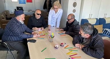 Erzurum'da engeller el sanatlarıyla aşılıyor