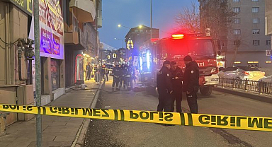 Erzurum'da halı mağazasında yangın çıktı!