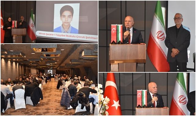 Erzurum'da İran'da hayatını kaybedenler anıldı