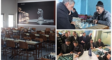 Erzurum’da kahvehanedeki satranç tutkusu salona taşındı