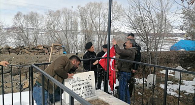 Erzurum'da şehidin emaneti anneye teslim edildi