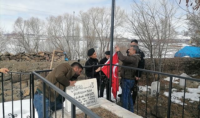 Erzurum'da şehidin emaneti anneye teslim edildi