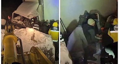 Erzurum'da tipi kazayı getirdi! Sıkıştığı araçta can verdi