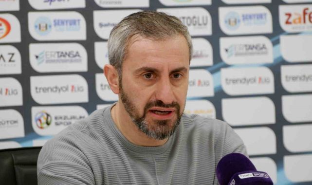 Erzurumspor FK Teknik Direktörü Özbalta: 