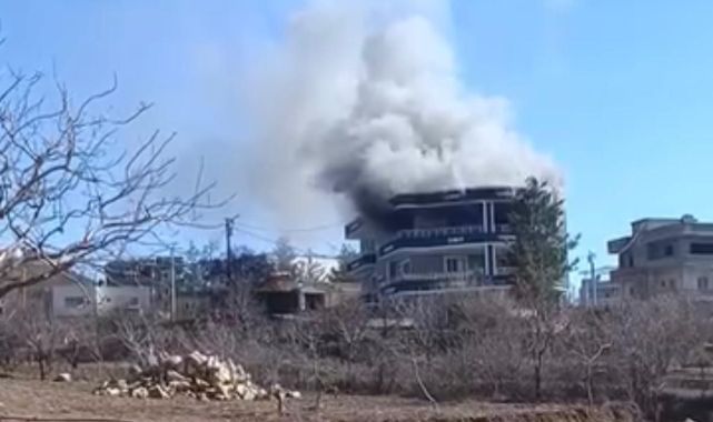 Evde çıkan yangını korkuttu!