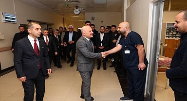 Görev başındaki personellerin bayramı kutlandı   