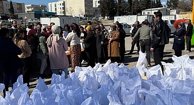 Hayırseverden binlerce aileye yardım