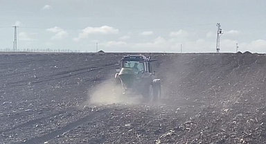 İlçede arpa ekimine başlandı
