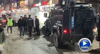 İlçede taşlı sopalı kavga