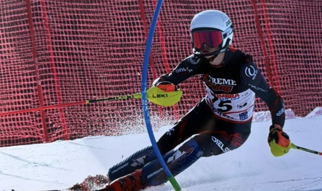 İtalyan Alplerinde Türk kayakçıdan gururlandıran performans