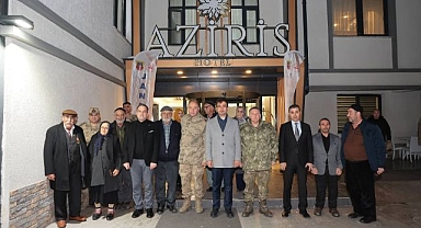 Jandarma Komutanlığı şehit aileleriyle bir arada 