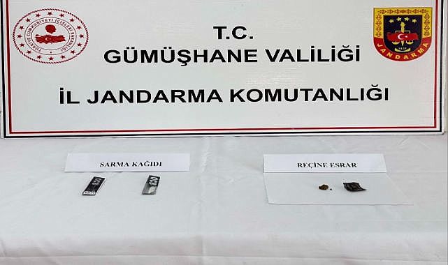 Jandarmadan uyuşturucu operasyonu: 1 gözaltı