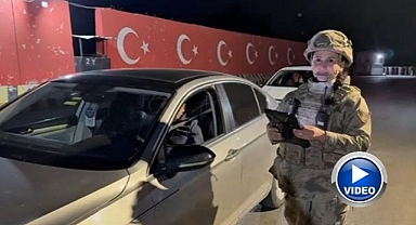 Jandarmalar 8 Mart'ı görev başında kutladı