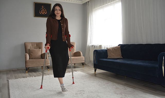 Kanseri yendi, protez bacak hayali kuruyor