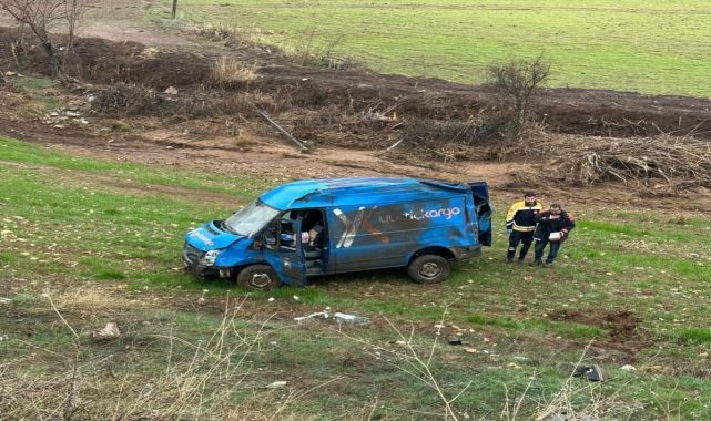 Kontrolden çıkarak takla attı!