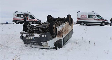 Kontrolden çıktı devrildi: 5 kişi yaralandı!