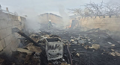 Korkutan yangına hızlı müdahale