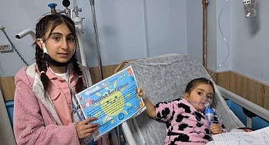 Kütüphaneden hastaneye sevgi köprüsü