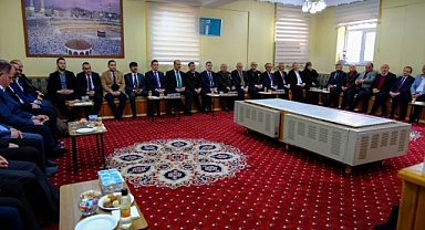 Mahalle odasında bayramlaşma programı 