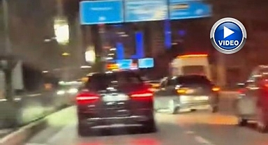 Makas atan araç kamerada