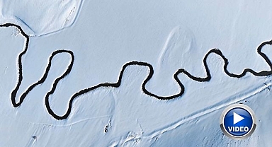 Mendereslerin karlı manzarası mest etti