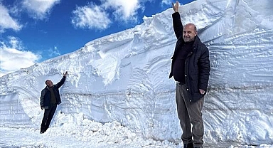 Metrelerce kar altında ulaşım seferberliği