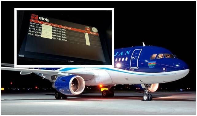 Nahçıvan uçağı 71 yolcusuyla Iğdır'a indi