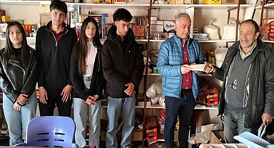 Öğrencilerden örnek davranış