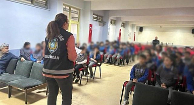Öğrencilere güvenlik eğitimi verildi