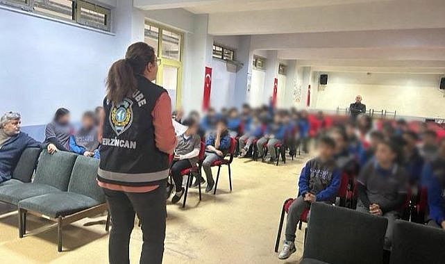 Öğrencilere güvenlik eğitimi verildi